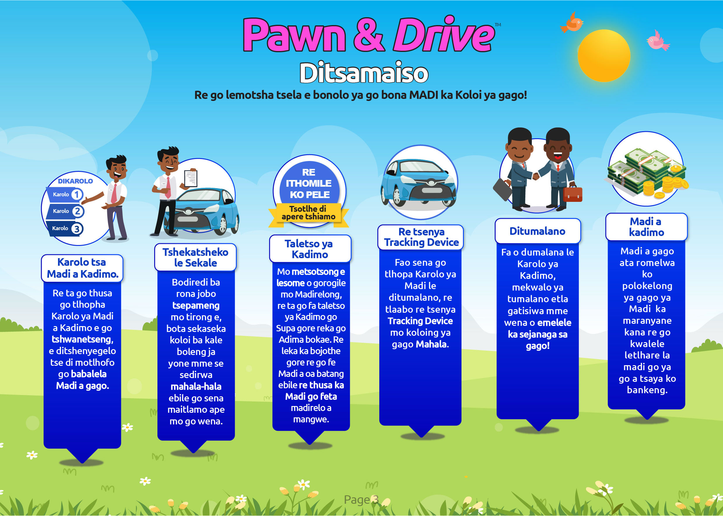 Pawn and Drive - How Does It Work (Setswana)