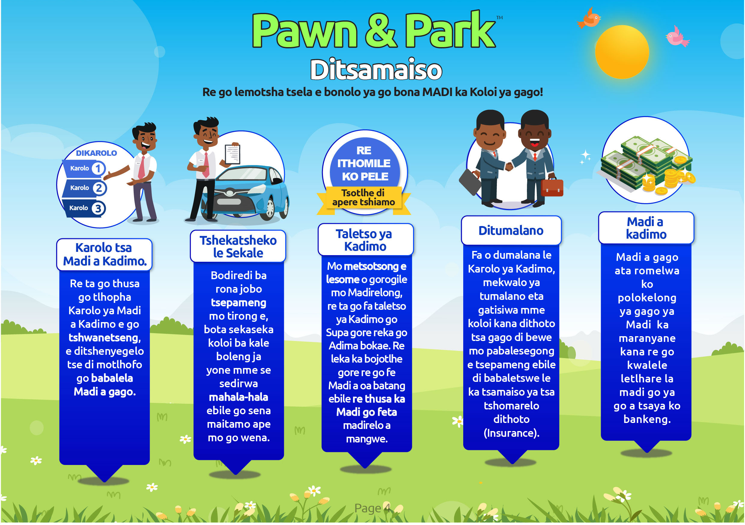 Pawn and Park - How Does It Work (Setswana)